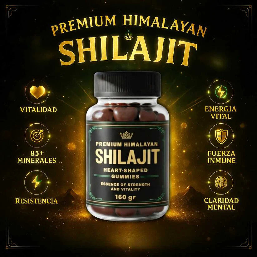 SHILAJIT PREMIUM® |Gomitas del Himalaya| Potencia tu Energía y Bienestar Natural