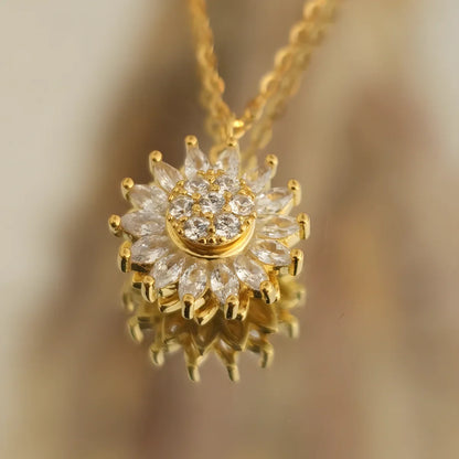 Collar Girasol Giratorio + Caja Premiun Gratis
