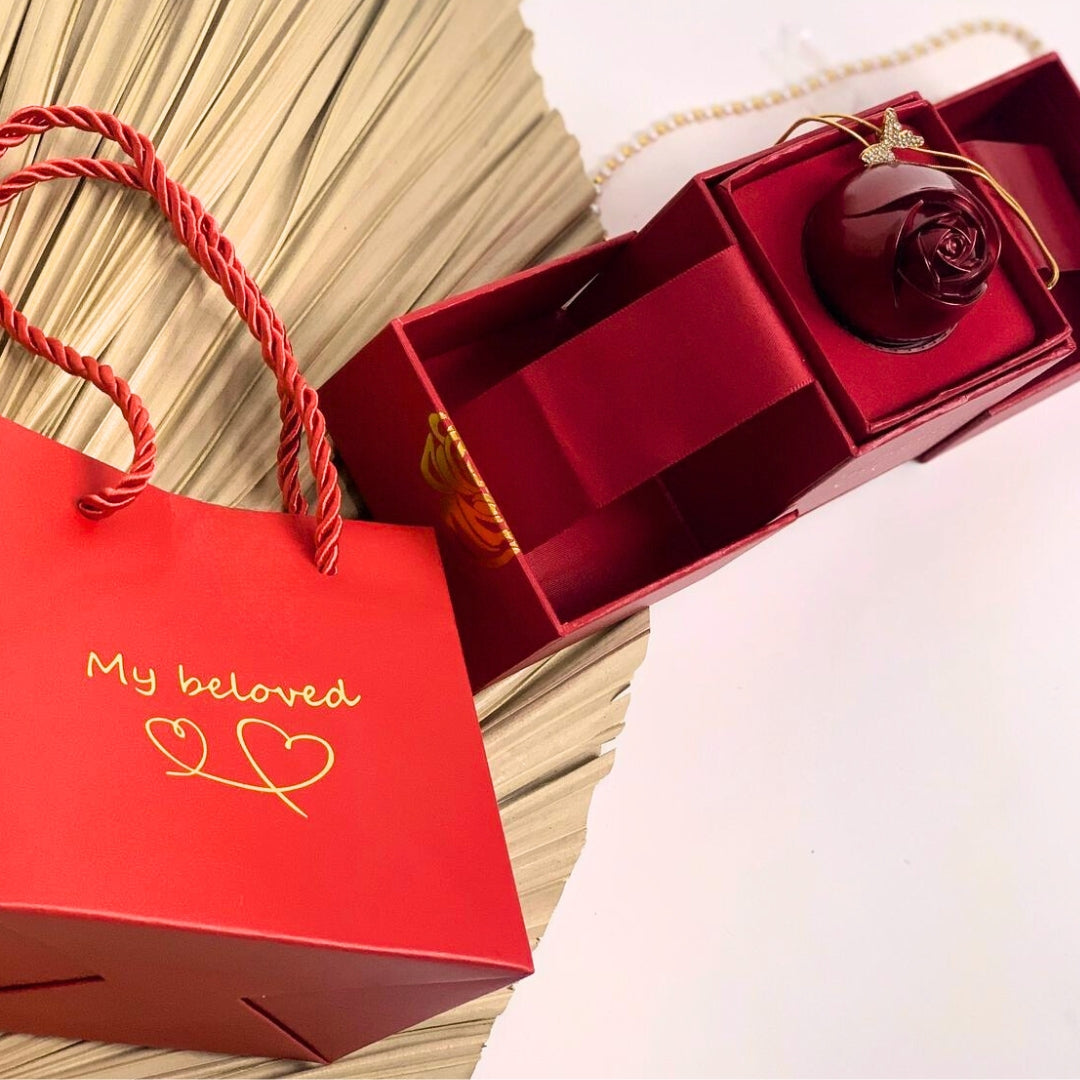 COLLAR MARIPOSA + CAJA DE JOYERIA