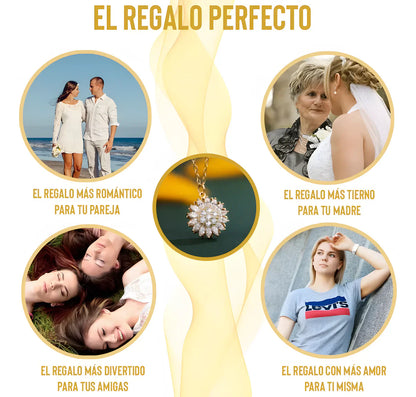 Collar Girasol Giratorio + Caja Premiun Gratis