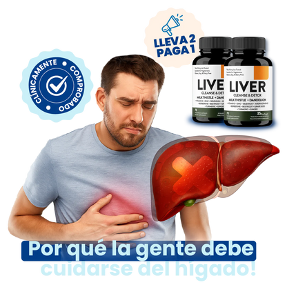 LIVER CLEANSE Y  DETOX (PAGA 1 LLEVA 2)