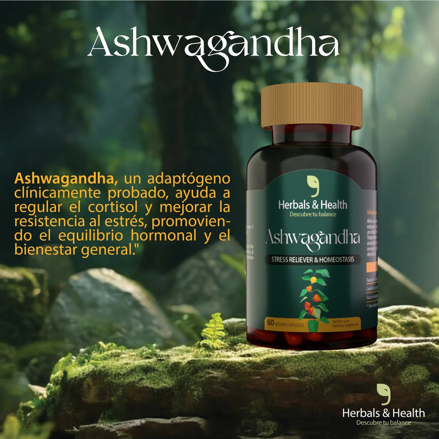 ASHWAGANDHA (60 Cápsulas