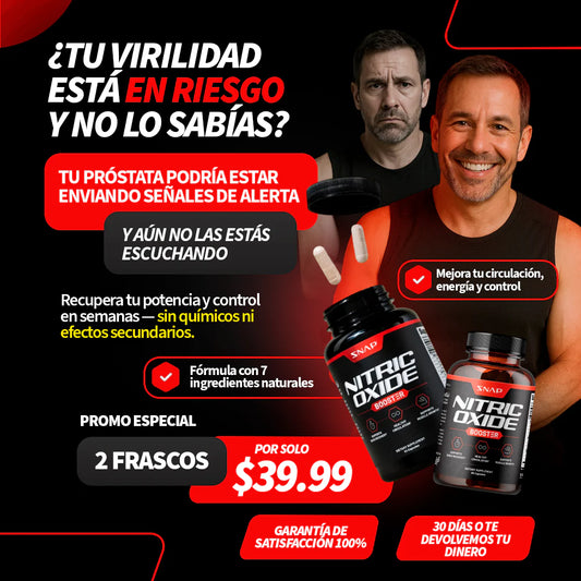 NITRIC OXIDE: POTENCIA AL MÁXIMO TU RENDIMIENTO MASCULINO